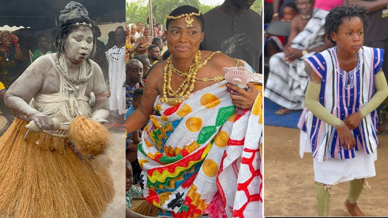 Komfour Abass at Nana Ataa Yam Festival at Agona [Part 1]