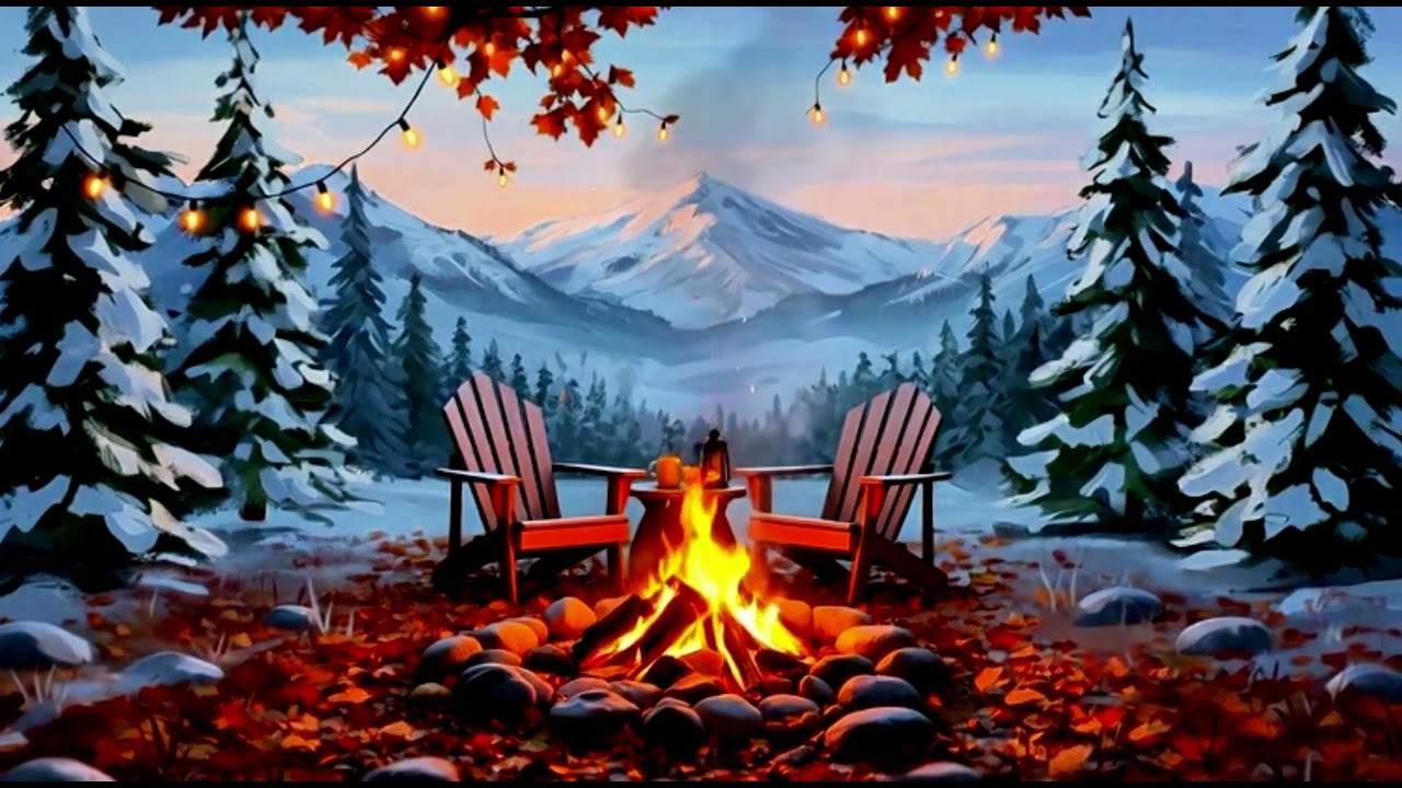 3 Hours Cozy Fireplace / Cozy Ambience