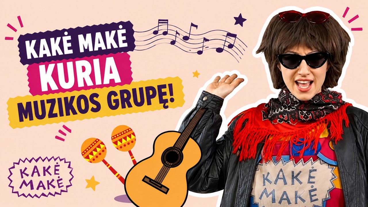 Kakė Makė kuria muzikos grupę! Ką pasakė Kakė Makė?