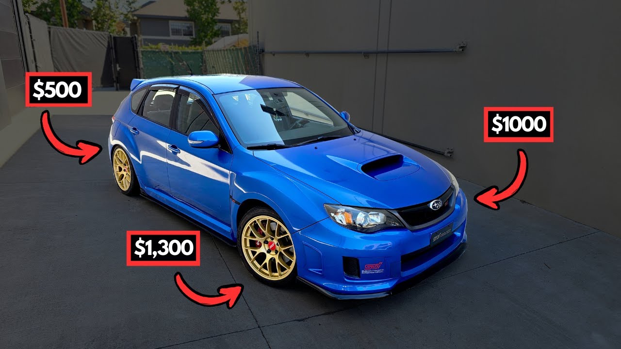 Breaking Down Every Dollar I Spent on my Subaru STi OEM+ Build