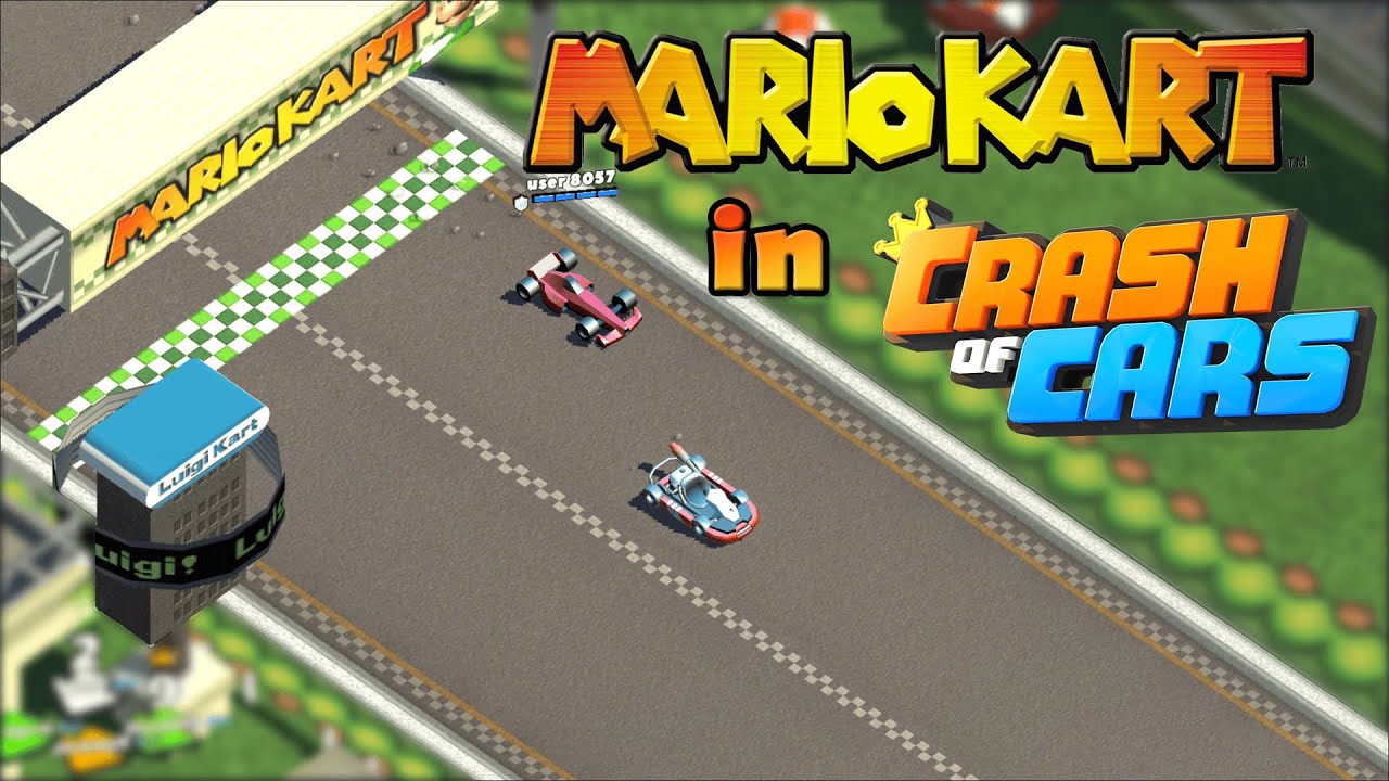 Mario Kart in Crash of Cars | Custom Map