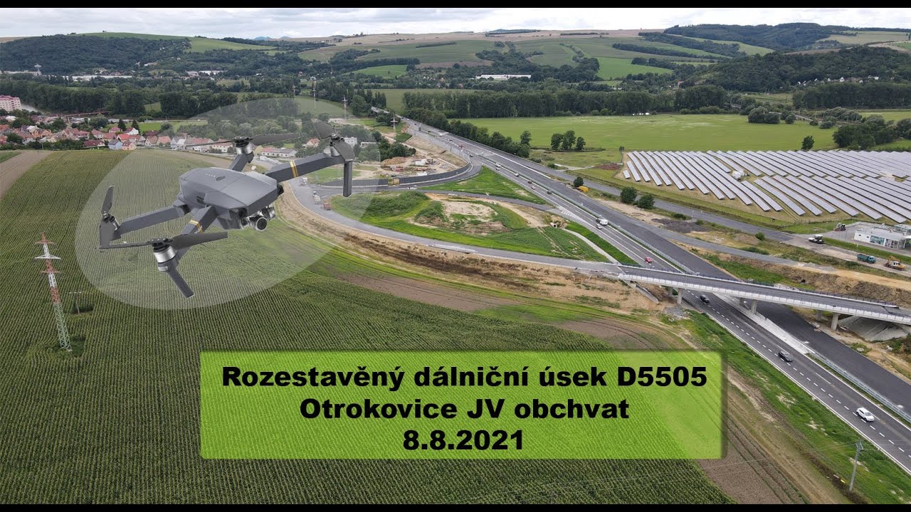 Rozestavěná dálnice D5505 - 8.8.2021