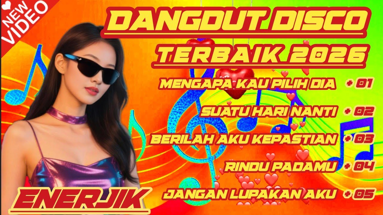 🎶 DANGDUT DISCO TERBAIK 2026 🔥Full Bass Enerjik • Viral TikTok • Remix Paling Enak Didengar!