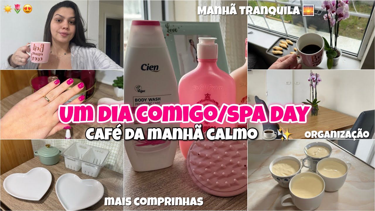 ☀️Vlog, manhã calma,café da manhã ☕️🥯+ mini spa day, comprinhas de casa,organização…