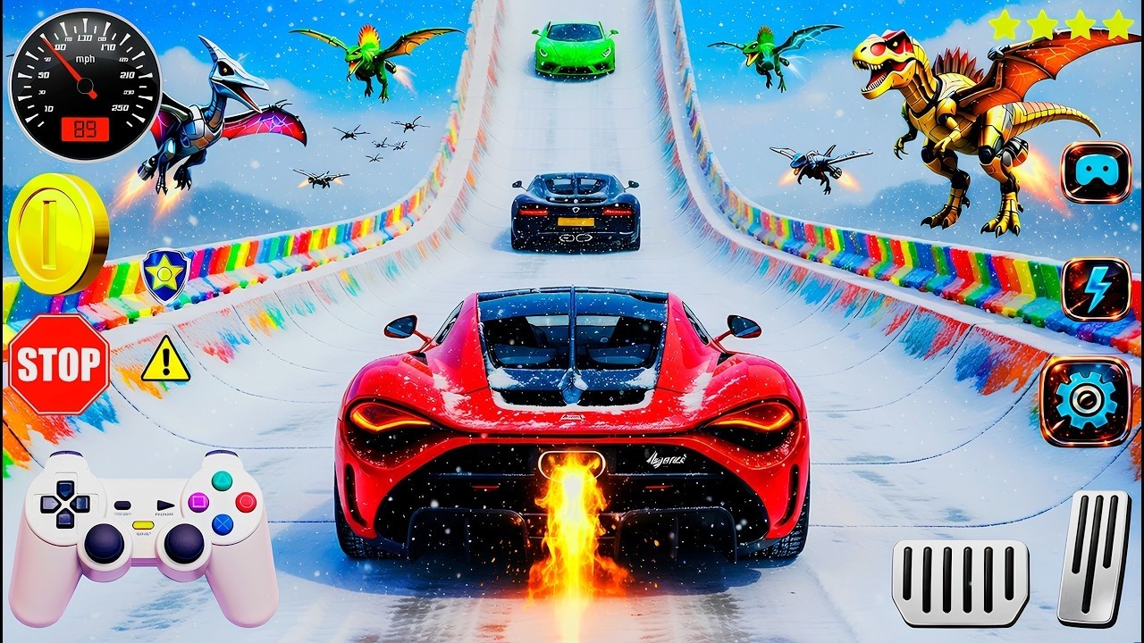 Extreme City GT Car Stunts 3D - Car Mega Ramp Jump - Android Gameplay