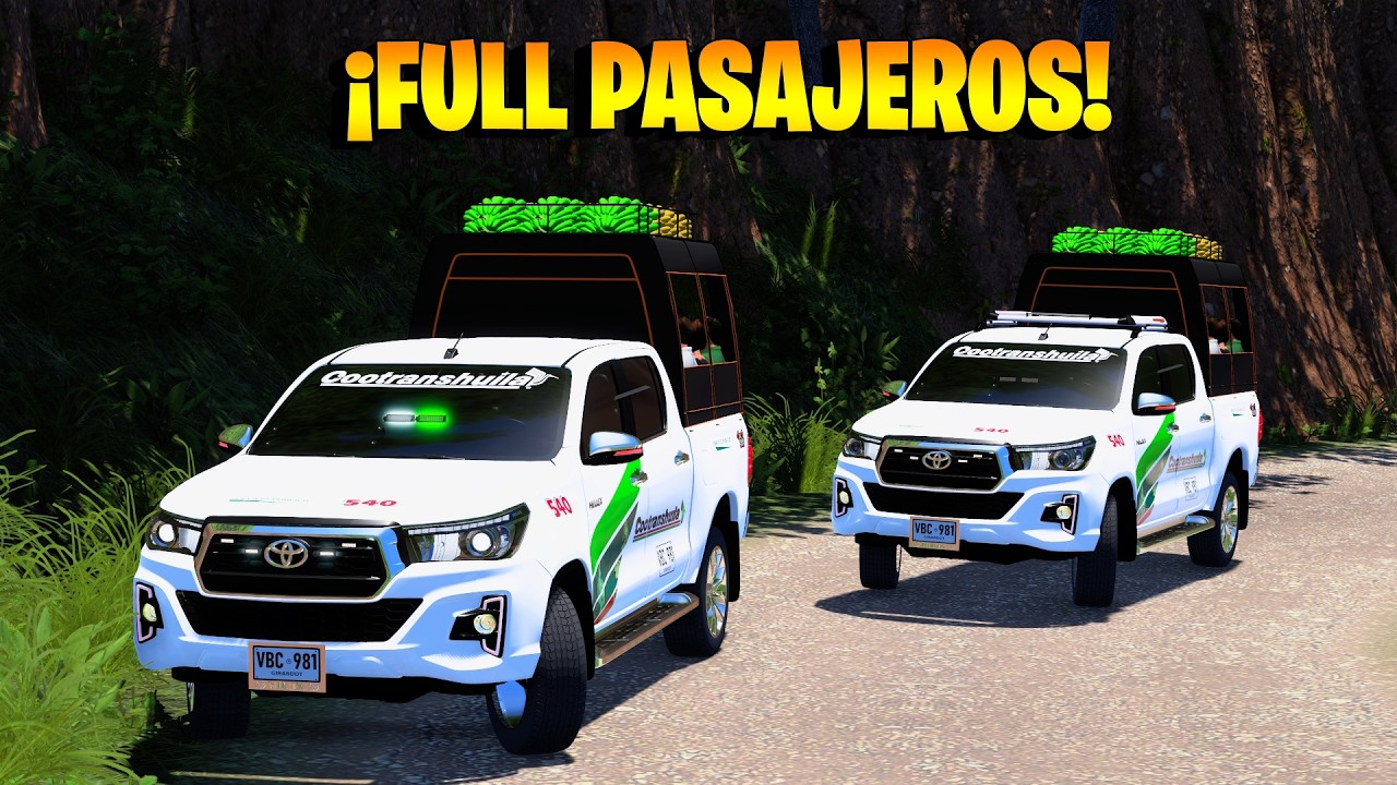 ¡TRANSPORTANDO PASAJEROS por DURAS CARRETERAS!  |  Colombia  | American Truck Simulator