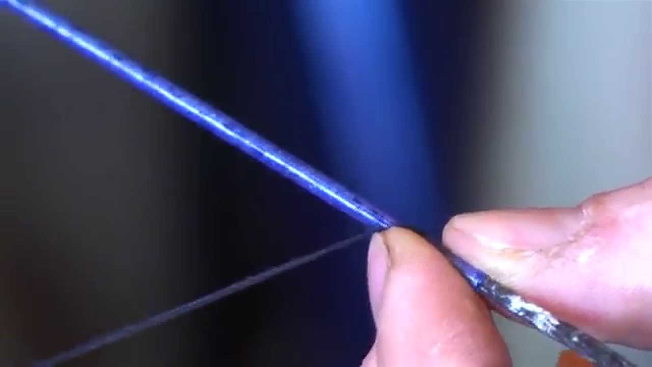 How to serve a bow string