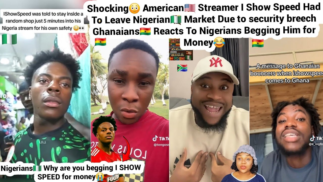 American🇺🇸 Streamer I show Speed Experience in NIGERIA🇳🇬 HAS LEFT GHANAIANS🇬🇭 TALKING💔