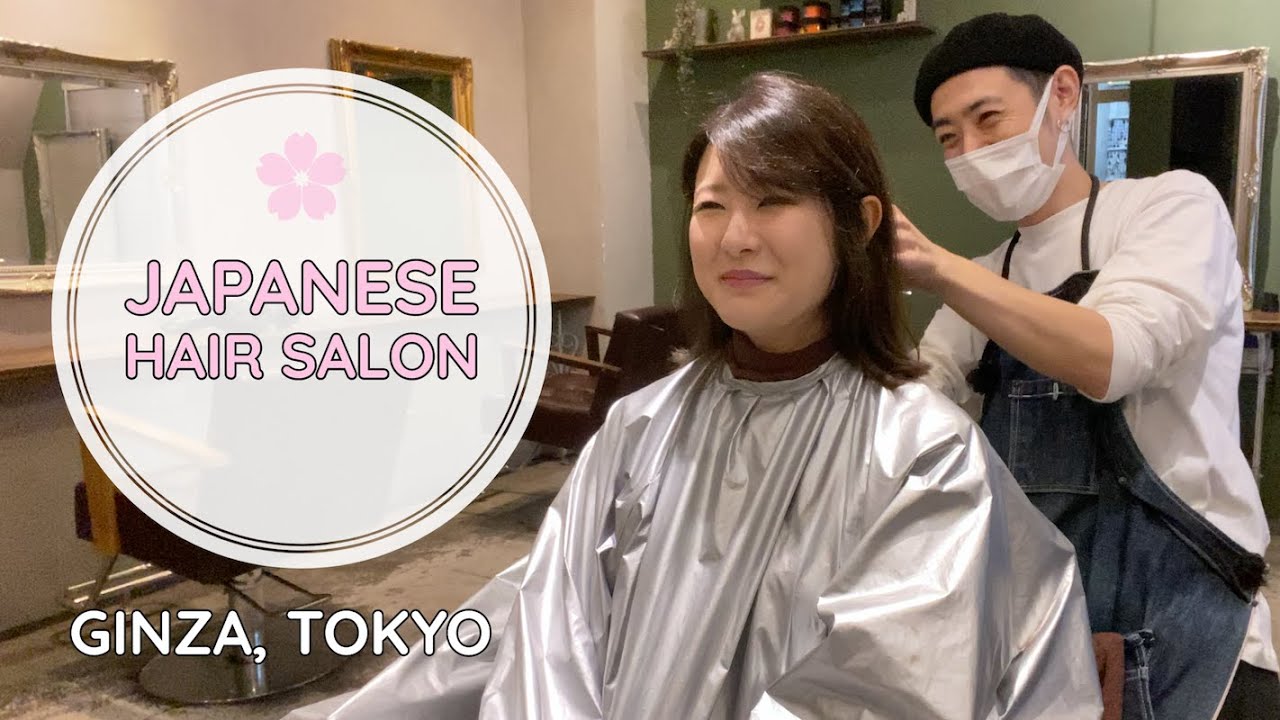 Haircut at a Japanese hair salon 💇‍♀️ Grosso Ginza, Tokyo