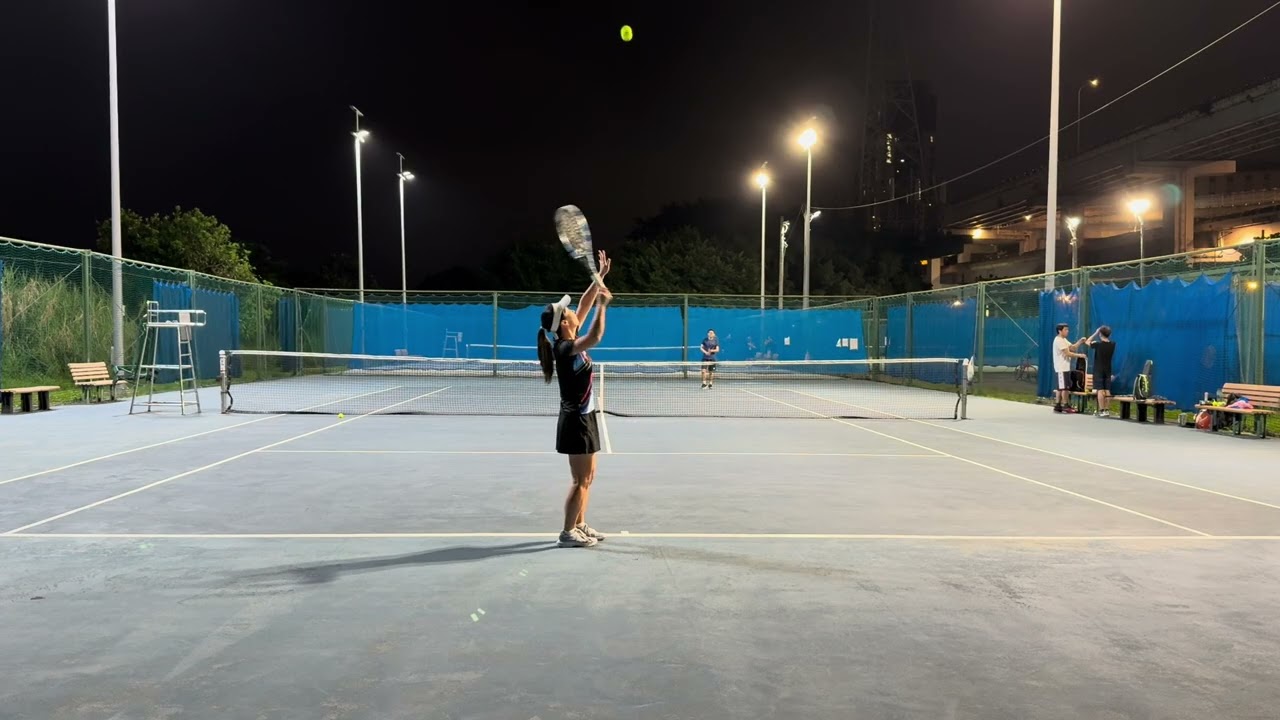 20250407 公園網球🎾  即興單打