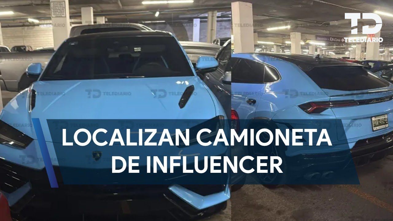 Localizan camioneta Lamborghini que fue robada a influencer Alfredo Valenzuela en San Pedro, NL