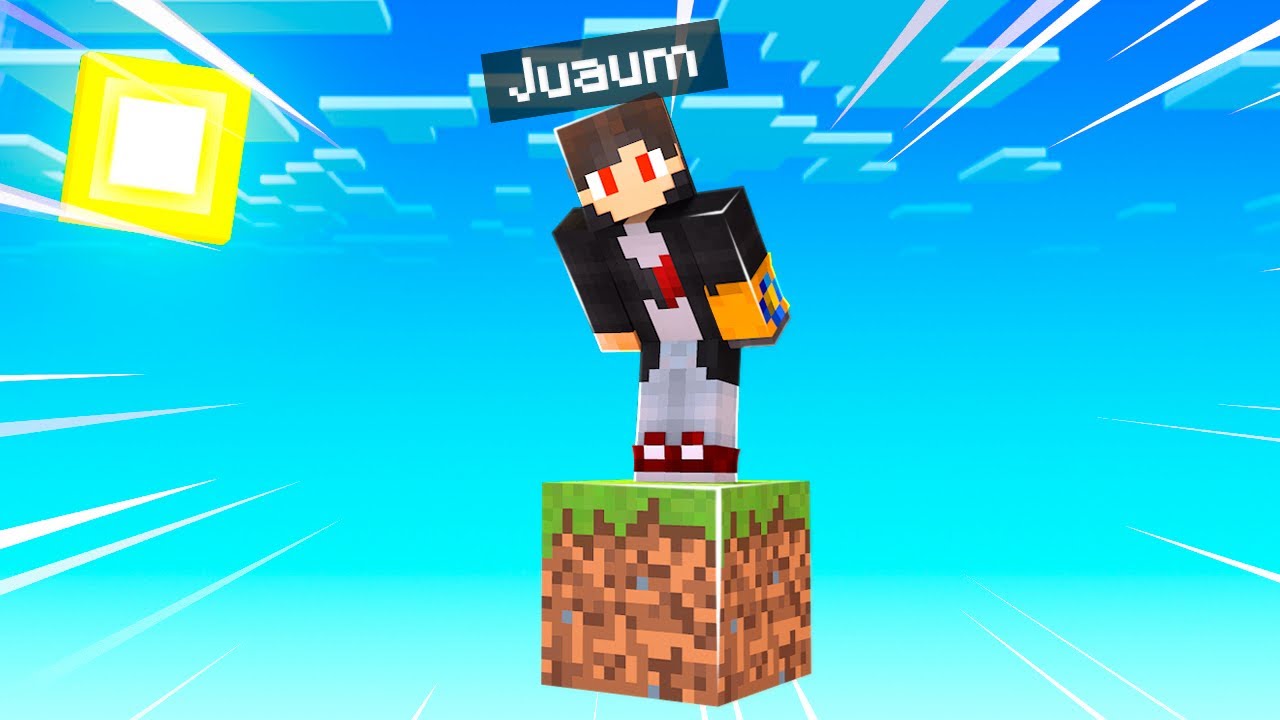 NOVA SERIE EM APENAS UM BLOCO MINECRAFT!