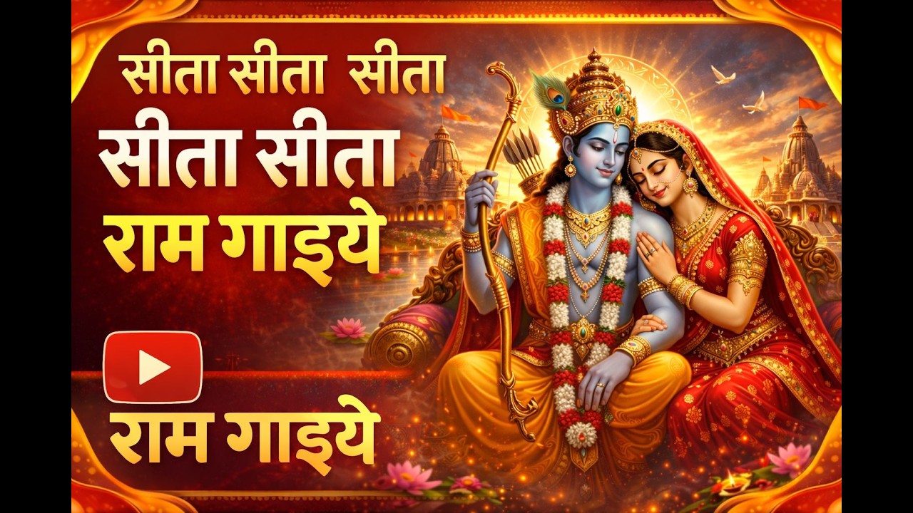 सीता सीता सीता सीता राम गाइये 🙏 | मन के सारे दुख मिटाइये | मधुर सीता राम भजन | Sita Ram Bhajan 2026