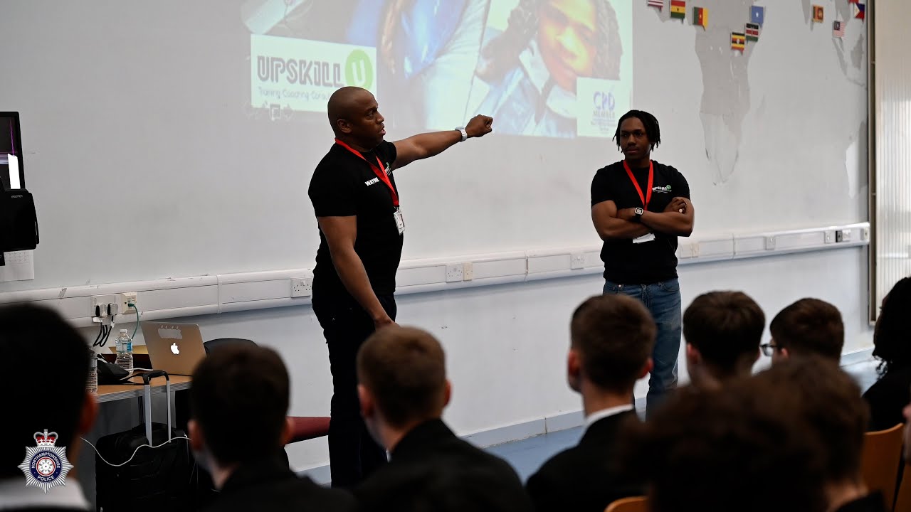 Exodus mentors talk at Kingsthorpe College