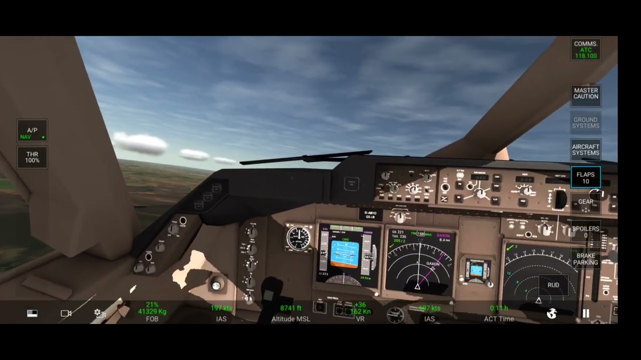 Brasília to Rio de Janeiro Brasil airlines Real Flight Simulation #Brasília #riodejaneiro riode