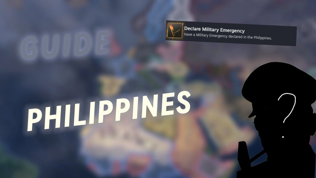 Philippines New Secret Leader?! | 'Declare Military Emergency'  Hoi4 Achievement Guide!