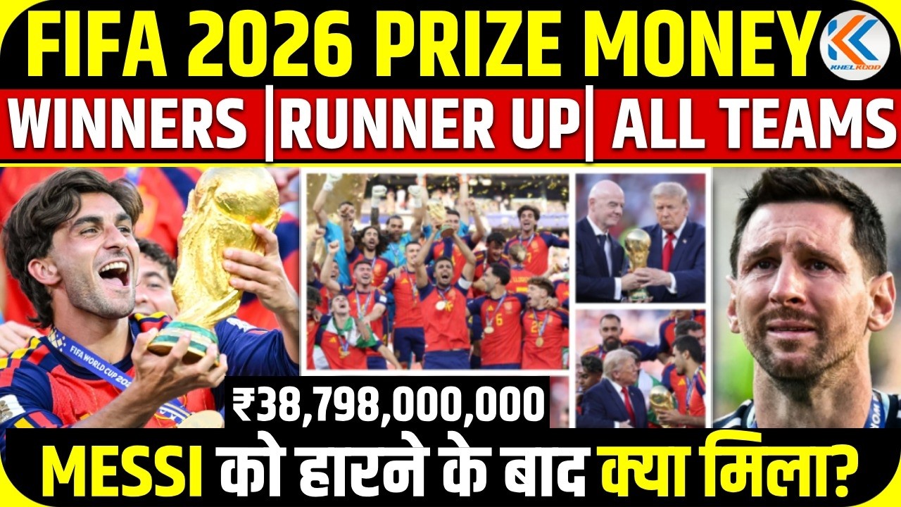 FIFA WC 2026 PRIZE MONEY | FIFA FINAL WINNER PRIZE MONEY | FIFA RUNNER UP PRIZE MONEY
