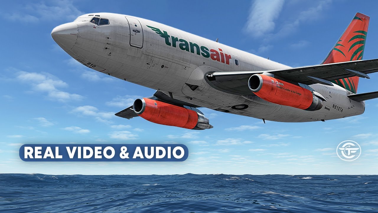 All Engines Shut Down Just After Takeoff | Falling Fast into the Pacific Ocean (With Real Audio)