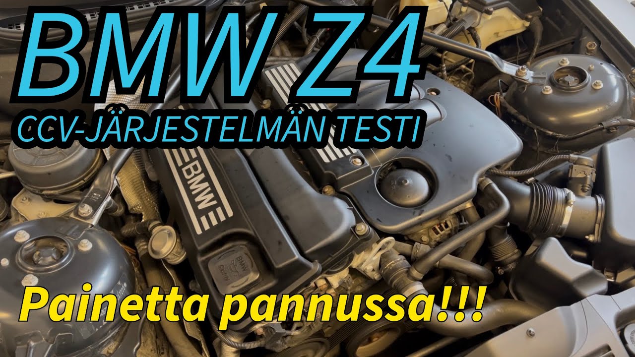 BMW CCV-j&auml;rjestelm&auml;n (PCV) helppo testaus #bmw #crankcase #pcv #testing