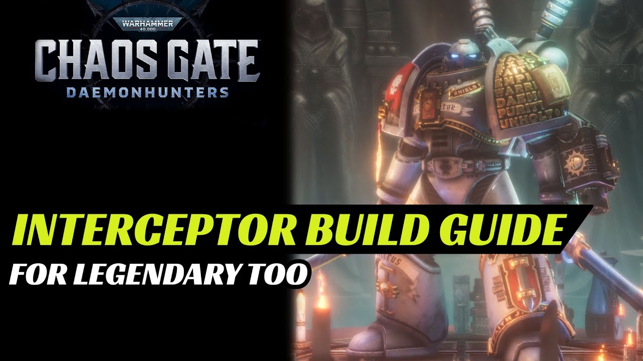 INTERCEPTOR Build Guide - WARHAMMER 40k CHAOS GATE DAEMONHUNTERS
