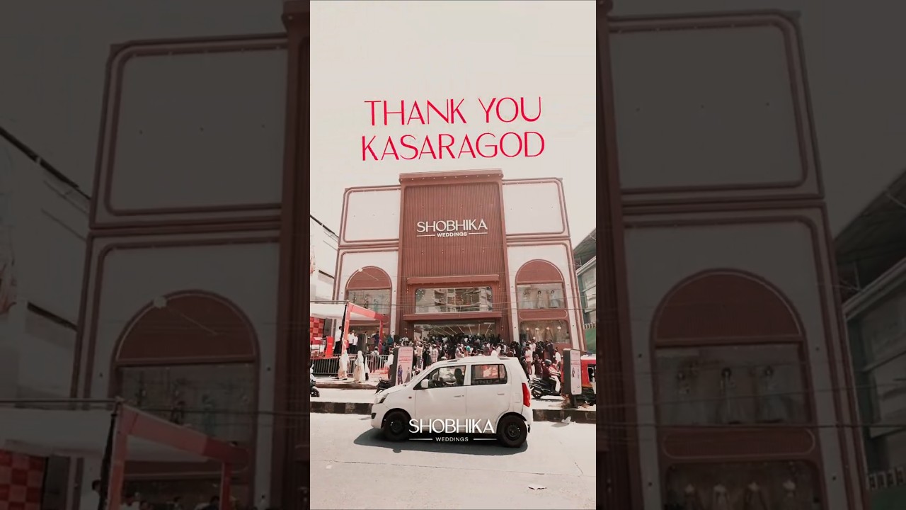 Sincere thanks to #Kasaragod ❤️😍 #shobhikaweddings #grandopening