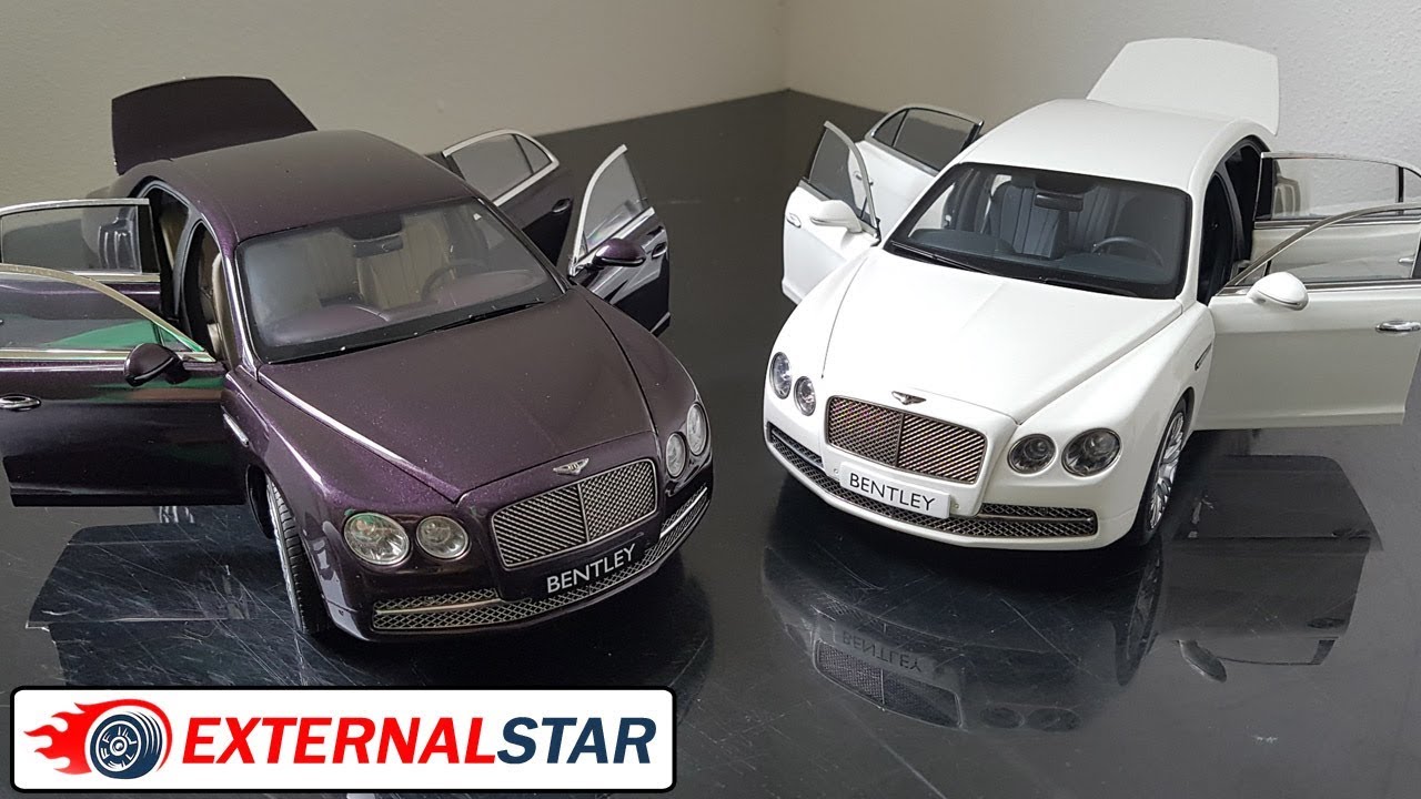 Compare: 2x Bentley Flying Spur 1:18 by Kyosho