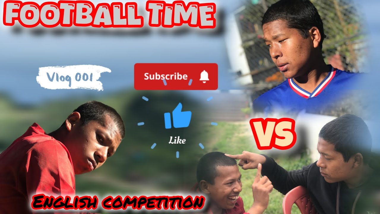 Behana behanaii football khelna ll 2 bhaii ko English competition #youtube #vlog 