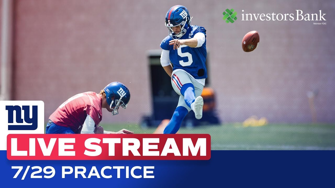 LIVE Look at Training Camp Practice | Giants Training Camp Report: Highlights & Analysis