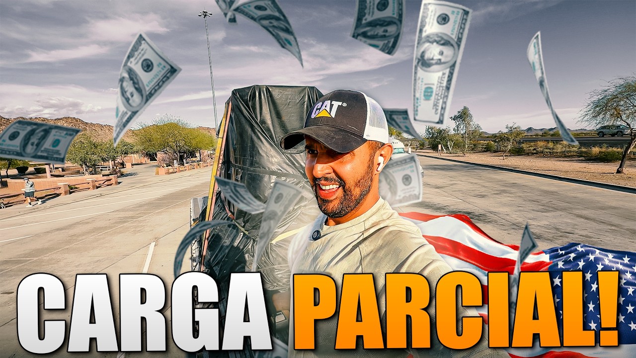 PEGUEI OUTRA CARGA PARCIAL PARA AUMENTAR O VALOR DO FRETE!! 🤩🤑🇺🇸