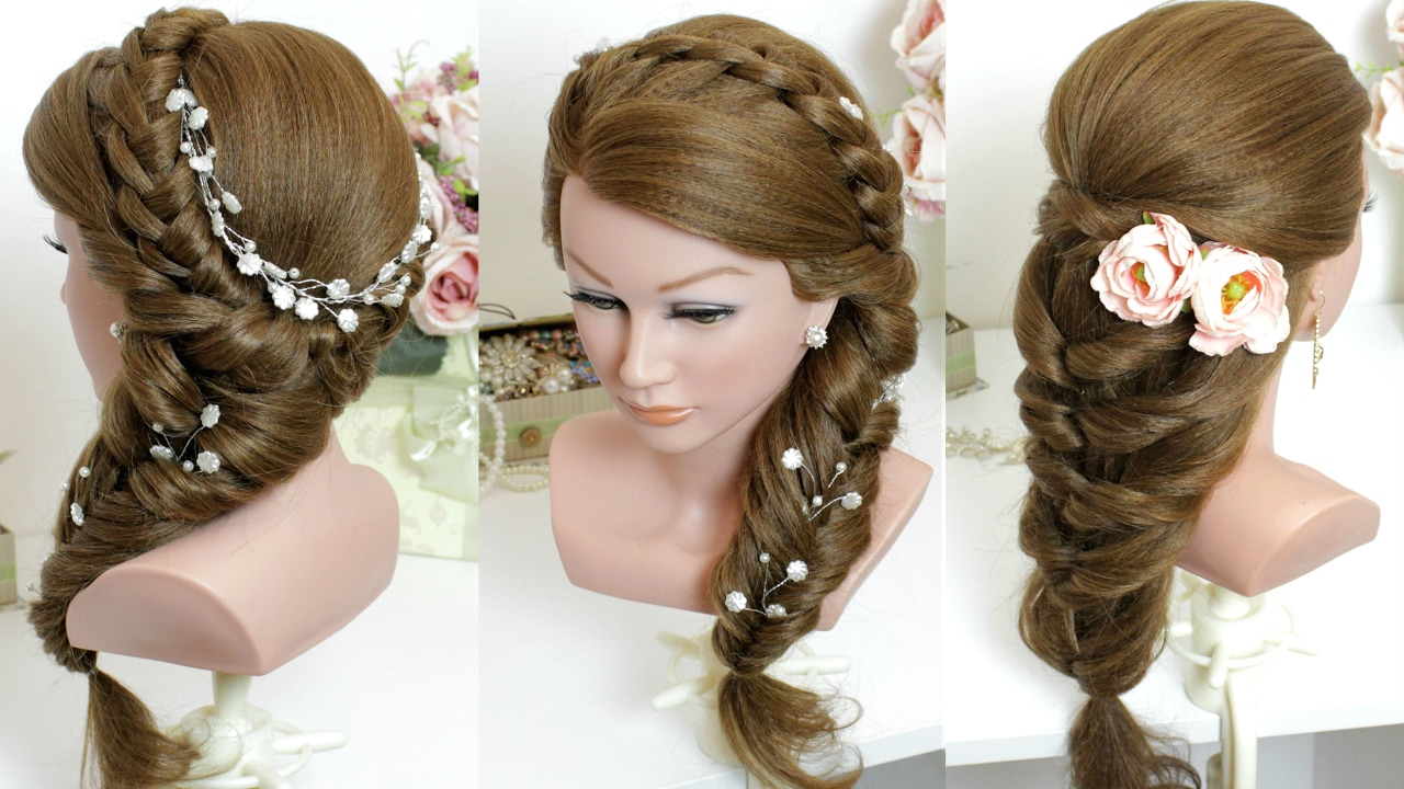 2 cute and easy hairstyles for long hair tutorial