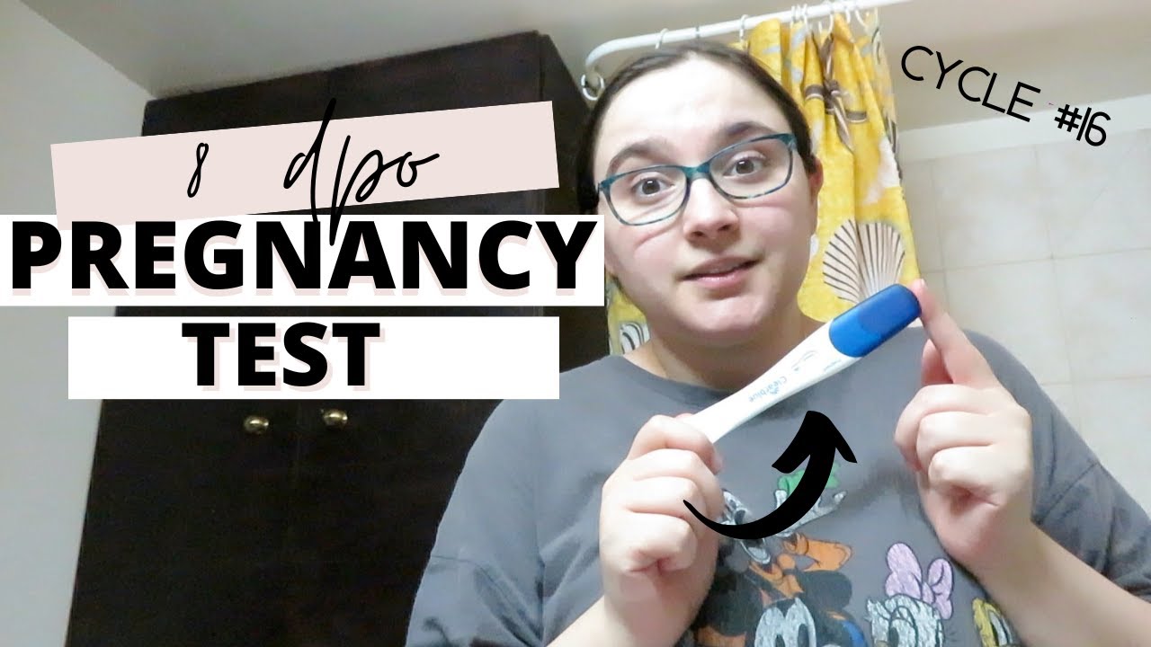 Тест на беременность на 8 ДПО || Слабая полоска на тесте Clearblue и признаки беременности || Цик...