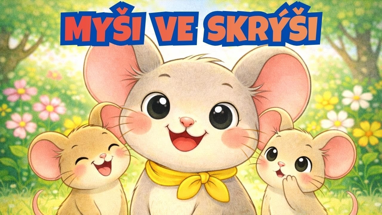 🐭 MYŠI VE SKRÝŠI - veselá písnička pro děti | Poznáváme svět
