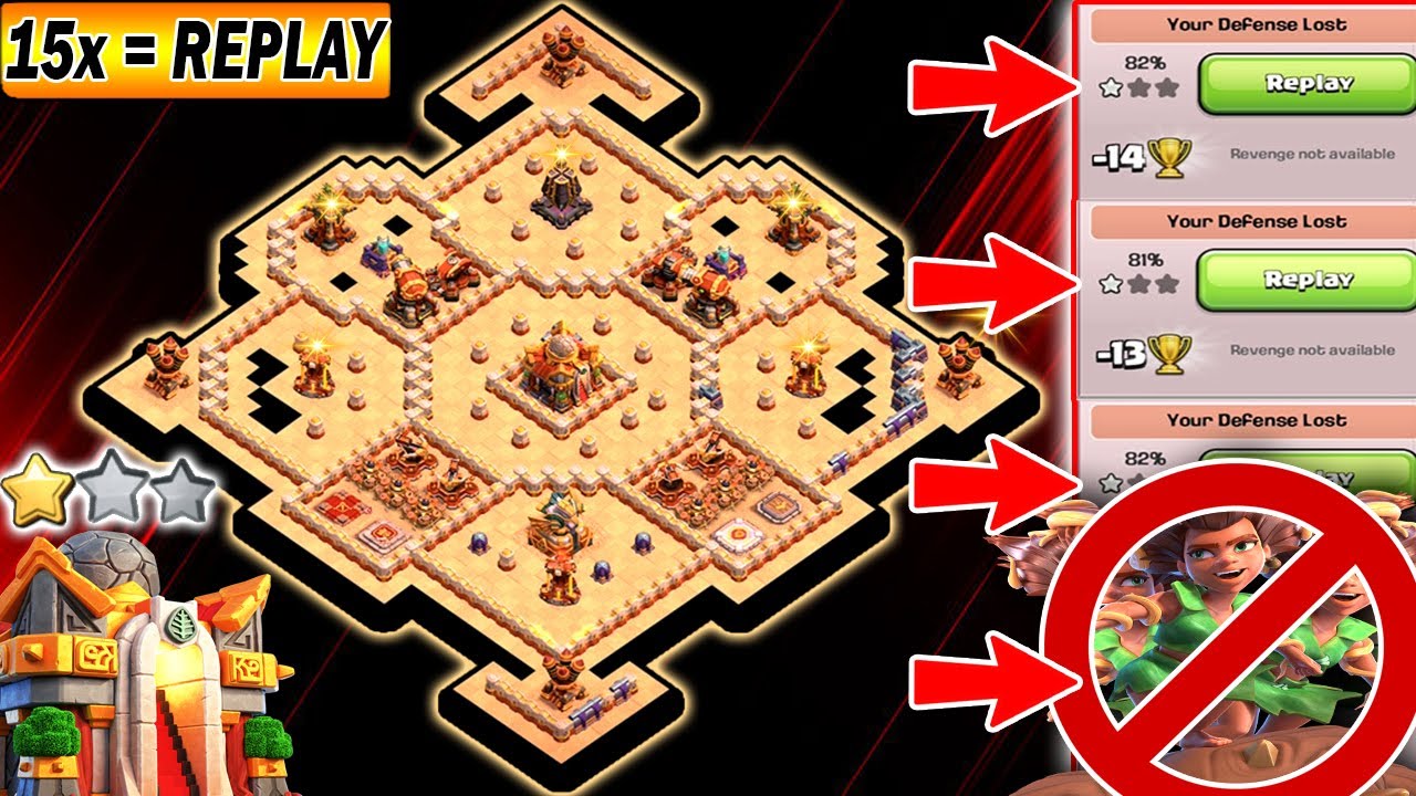 Only *1 Star* Town Hall 16 Base With Link + Replay | Th16 *Anti 2 Star* Base | 1 Star legend Base
