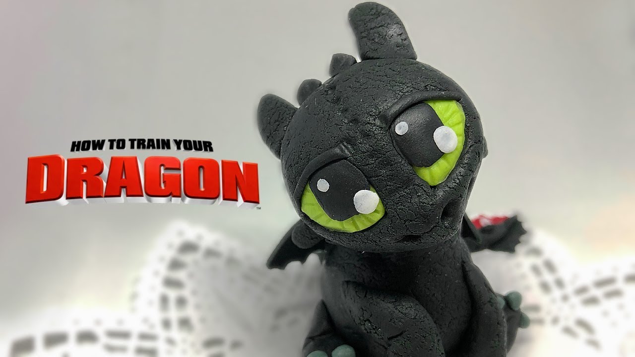TOOTHLESS | How To Train Your Dragon | fondant figure