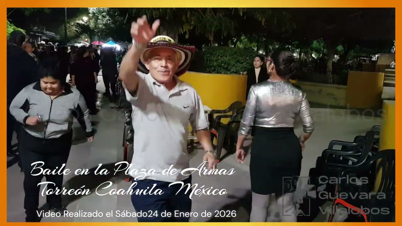 Baile en la Plaza de Armas de Torreón Coahuila México (Varita de Caña) 
