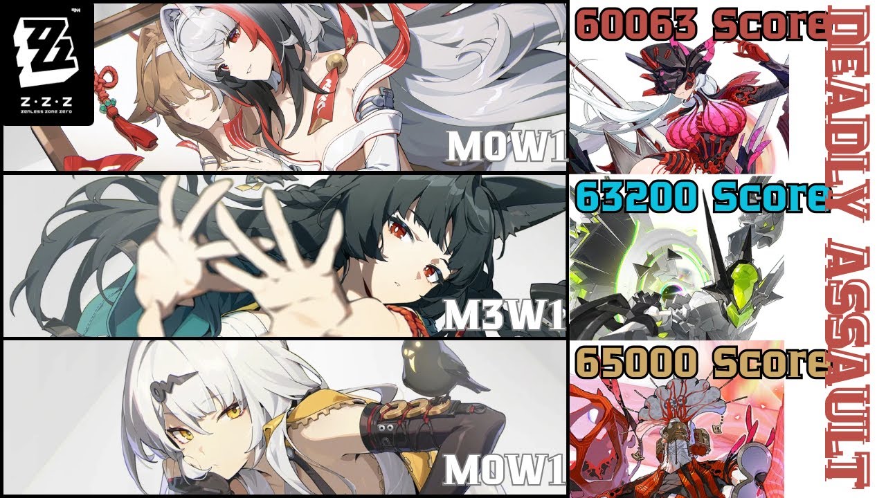 Ye Shunguang, Miyabi, Yi Xuan | Deadly Assault | Zenless Zone Zero 2.5