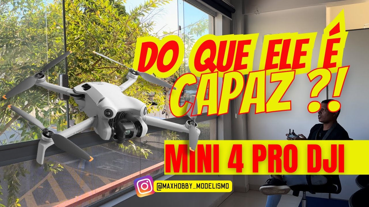 Peguei tudo isso sem sair do trabalho | DJI mini 4 pro