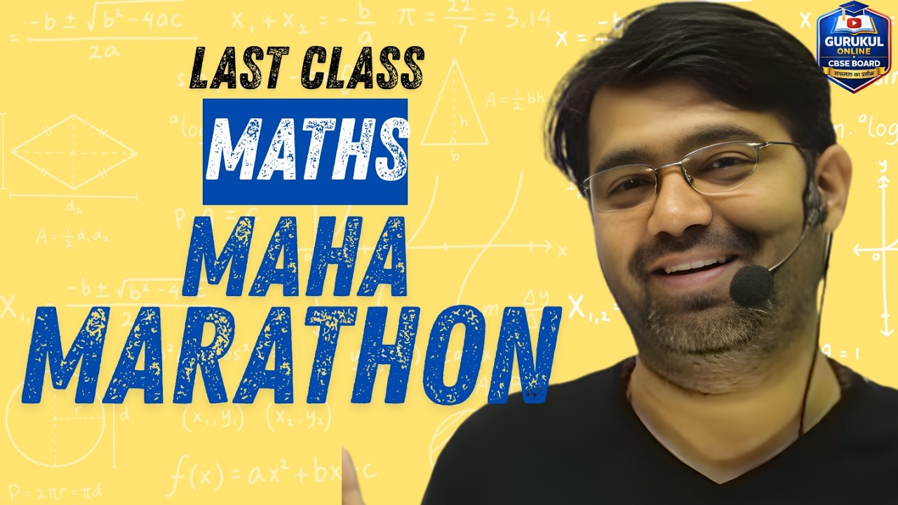 Class 10th  Maha Marathons | LAST DAY | VIPUL PANDEY | Maths  #cbseboard #vipulsir
