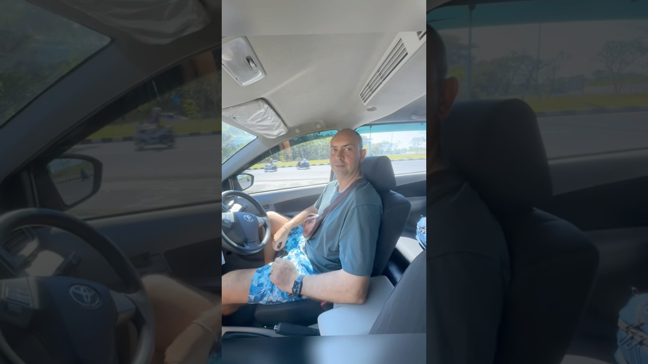 🚘🌴🐠Едим в Матарам, столицу острова Ломбок в Индонезии. Путь не близкий)#индонезия #mataram