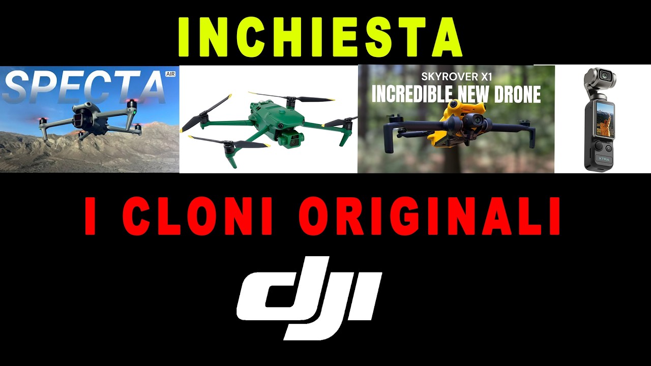 DJI: I CLONI ORIGINALI: XTRA MUSE, SPECTA, RAPTOR, SKYROVER…