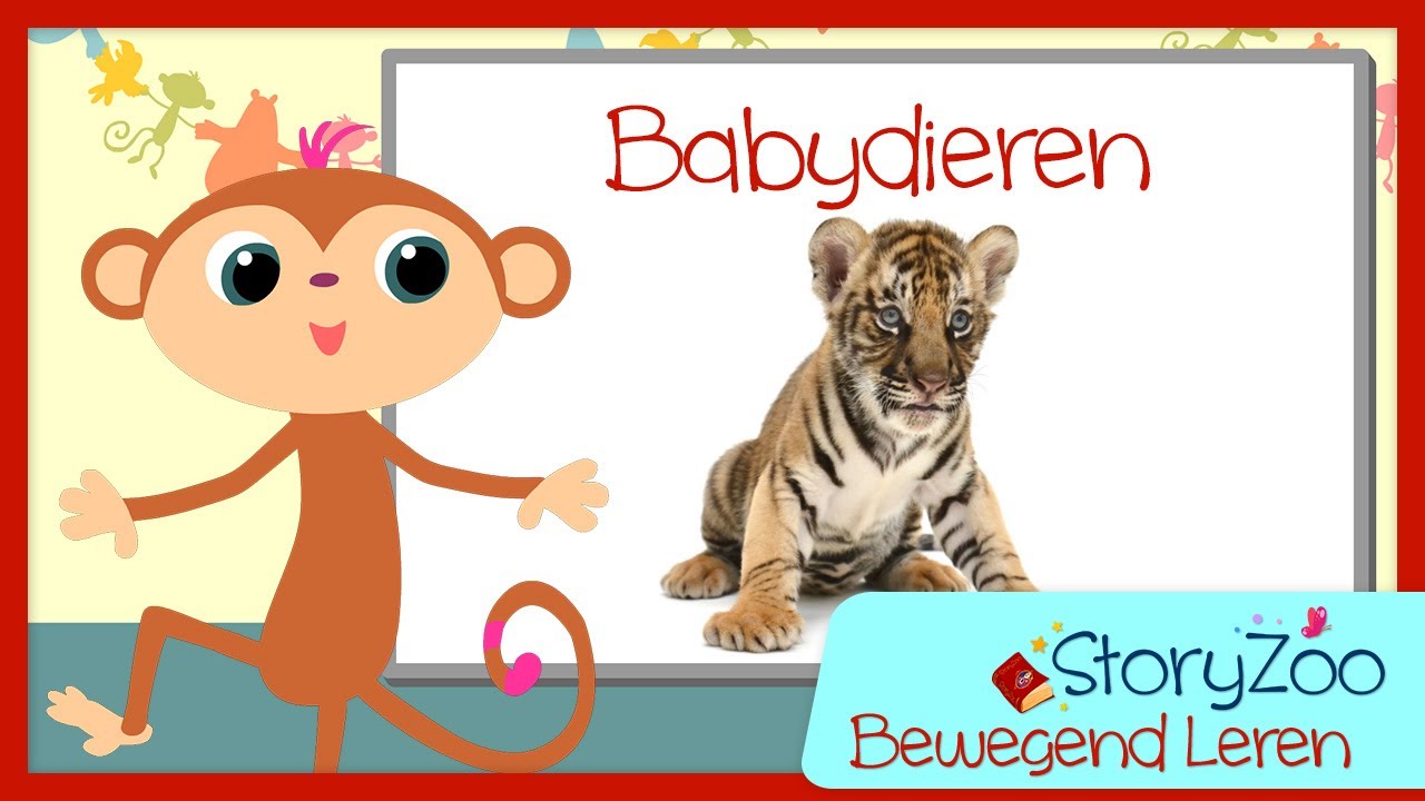 Bewegend leren - Babydieren 🐶🐯🐼