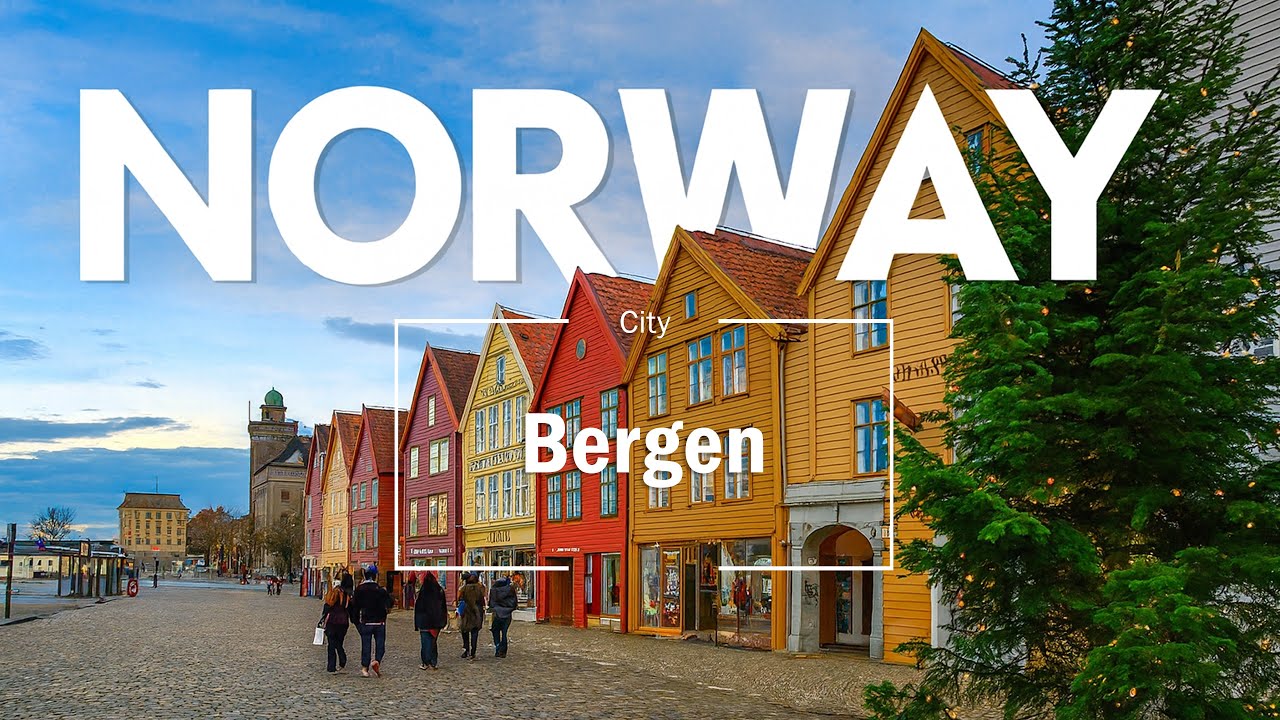 Bergen 🇳🇴 in December | Old Town, Winter Fjords & Christmas Market [4k]