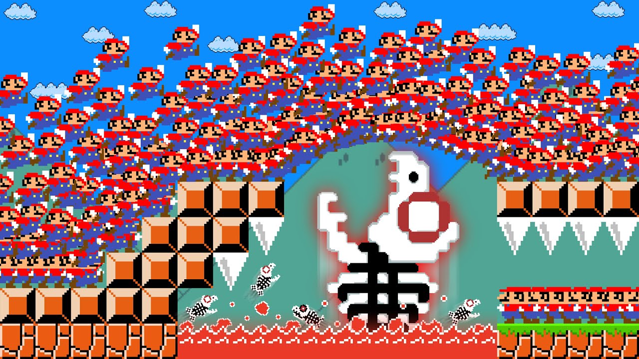 Cat Mario: 9999 Mario Madness At Once Calamity in Super Mario Bros.