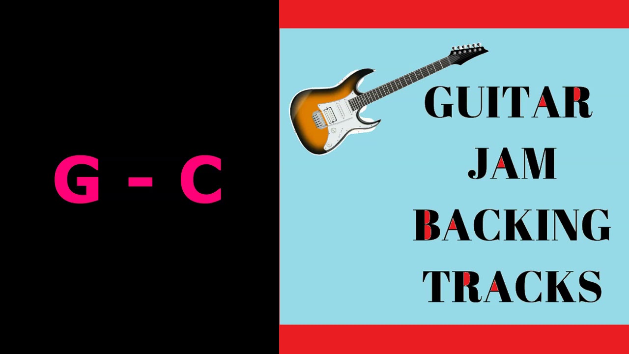 Two Chord Guitar Jam Backing Track: G to C (100 bpm)