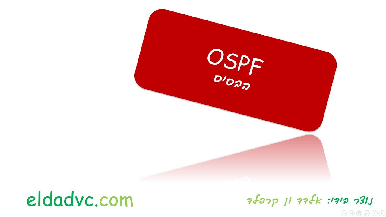 ospf יסודות
