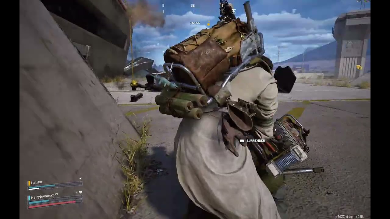 trying to beat the matriarch in arc raiders on spaceport *FAIL*