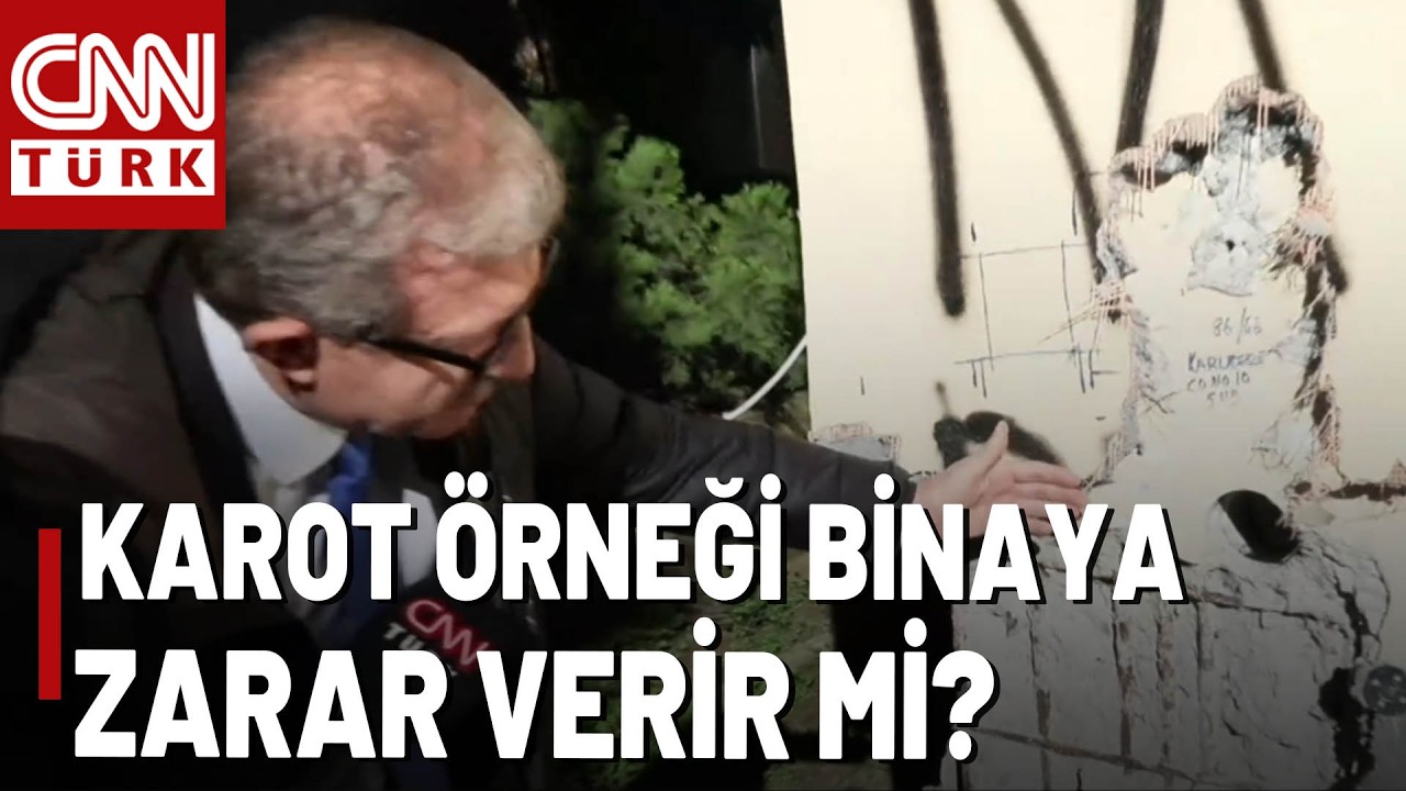 &Uuml;sk&uuml;dar'da Karot &Ouml;rneği Alınan Kolon Kırıldı! Karot Deprem Testi Nedir, Nasıl Yapılır?