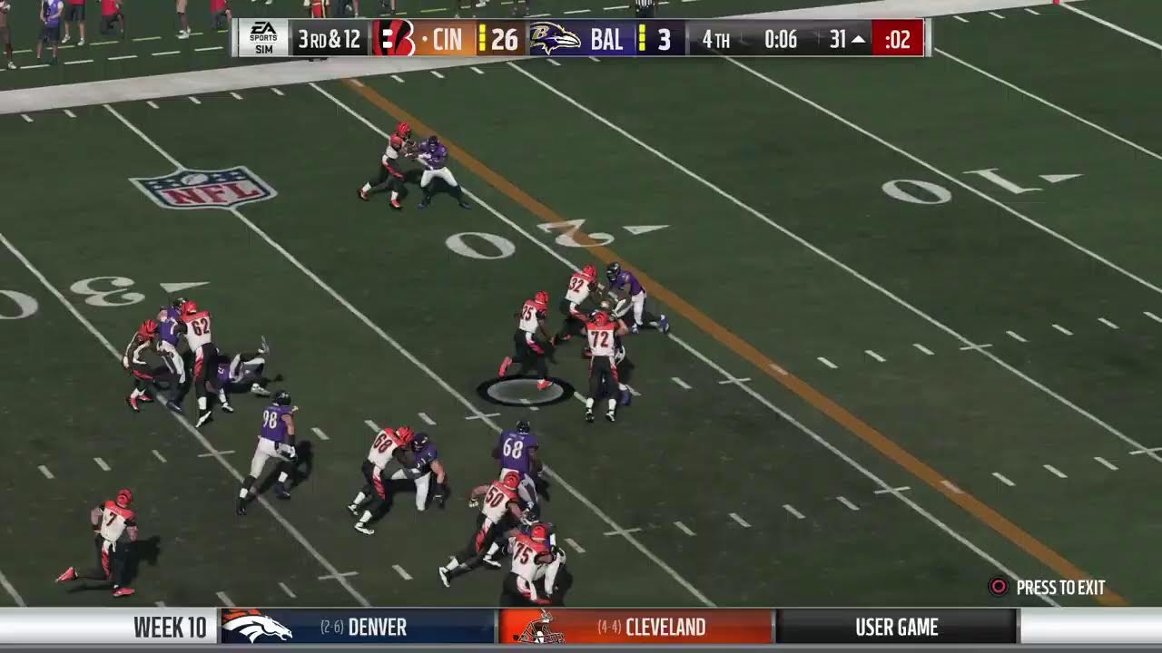 S10 W10 Bengals vs Ravens