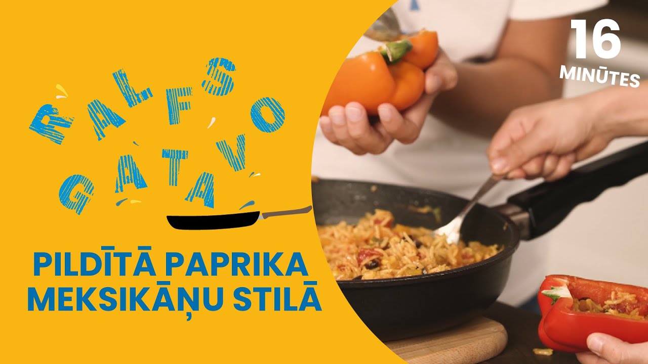 RALFS GATAVO | Pildītā paprika meksikāņu stilā | 7.sezona 3.sērija