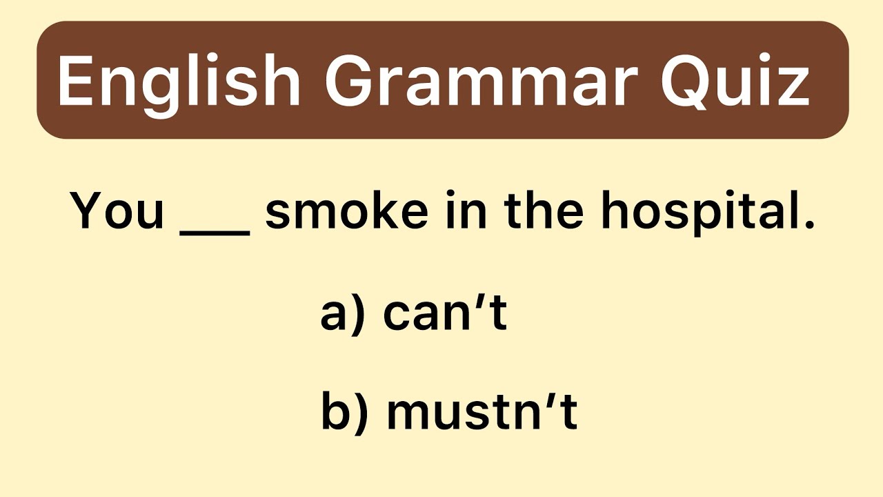 Modals MCQ Quiz in English Grammar: Can You Score Full Marks?